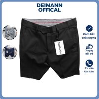 Quần short nam Deimann, Quần đùi nam, Quần tây ngắn chất vải co giãn dày dặn