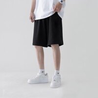 Quần short nam dù , quần thể thao vải gió giãn đen - Xưởng May NQH