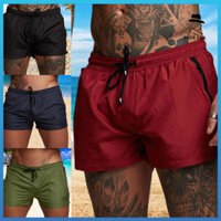 Quần Short Nam Frolada Có Túi Zip Thân Thiện Với Da Thoải Mái Áo Bơi Nam Gợi Cảm Đồ Bơi Thể Thao