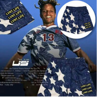 Quần short nam GKSSS phong cách đường phố Mỹ quần short thể thao khô nhanh giản dị