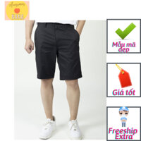 Quần Short Nam Kaki Đẹp Đen Xanh Dáng Hàn Quốc