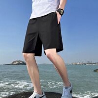 Quần Short Nam Lưng Thun Có Túi Khóa Kéo Thời Trang Hàn Quốc