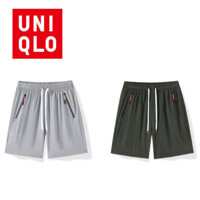 Quần short nam mùa hè Uniqlo / quần short mỏng thoáng khí / quần crop khô nhanh / quần thoải mái và mềm mại