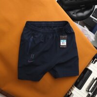 Quần Short Nam NIKE Đen Dù 2 Sọc Dạ