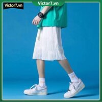 Quần Short Nam Quần đùI Nam Lưng Thun Cột Dây Màu Trắng Đen Phong Cách Retro Quần Trắng Quần Short Quần ĐÙI Thể Thao Nữ Quần ĐÙI Thể Thao Nam ĐỒ Bigsize Nam Quần Thể Thao Quần Lửng Nữ