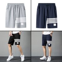 Quần Short Nam ,Quần đùi Thom thời trang kiểu dáng Hàn Quốc chất liệu cotton Tổ Ong cao cấp thấm hút mồ hôi