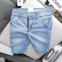 Quần short nam - Quần ngố nam jean co giản - hàng xuất xịn