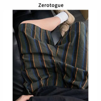 Quần short nam - Quần short sọc dọc tương phản Quần short Cotton đa năng dáng rộng và thon gọn