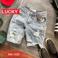 QUẦN SHORT NAM RÁCH CHẤT BÒ CAO CẤP KIỂU HÀN QUỐC VS205 LUCKY SHOP
