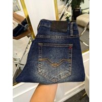 quần short nam replay màu rêu chất jean có giãn nhẹ bao đẹp