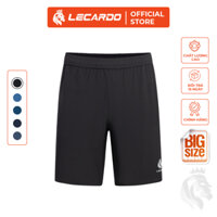 Quần Short Nam Running BIG SIZE Lecardo, Quần Đùi Nam Túi Có Khóa Vải Gió Thể Thao LSR04