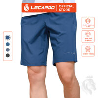 Quần Short Nam Running Cao Cấp Lecardo, Quần Đùi Nam Túi Có Khóa, Hình In Zigzag Năng Động LSR16