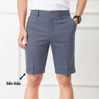 Quần Short Nam Tây Âu Cao Cấp Vải Cotton Co Giãn Không Nhăn Không Xù Không Phai Màu Sang Trọng
