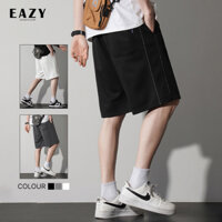 Quần short nam thể thao ống rộng thời trang EAZY - SP06 , Quần đùi nam chất mát mùa hè màu đen trắng xám