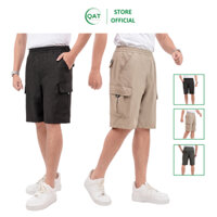 Quần short nam thể thao túi hộp, quần lửng vải gió dù co giãn xuất Hàn thoáng mát, dây rút, may đẹp, quanaoquangthanh