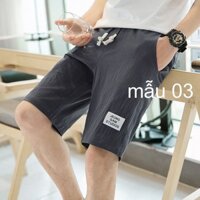 quần short nam vải đũi