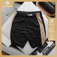 Quần short nam vải thun thun cotton mịn dệt mắt tổ ong cao cấp - Pack Basic