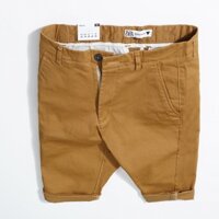 Quần short nam ZARA màu Nâu Nhạt vải kaki mềm cao cấp ZARA JOIN LIFE - SIÊU PHẨM THỜI TRANG 2022