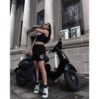 Quần Short Ngắn Vải Nỉ Chân Cua Tổng Hợp - Form Ngắn Đầy Đủ Tem Tag Túi zip