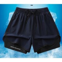 Quần short nhẹ / thoáng khí / Quần short thể thao và thể dục 7 màu / quần short chống đi bộ hai lớp