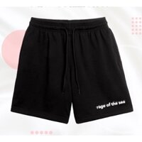 Quần short nỉ cotton rage of the sea - Quần Unisex Nam Nữ