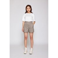 Quần Short Nữ BOO  Dáng Bermuda 1/2 Elastic Màu Sắc Phong Cách Hàn Quốc Kto