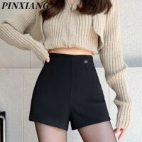 Quần Short Nữ Cao Cấp Co Giãn Quần Boot Cao Có Vớ Quần Chữ A Gợi Cảm