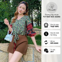 Quần short nữ HeraDG cạp cao trẻ trung chất vải tuytsi cao cấp SQSBBC6003