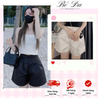 Quần short nữ lưng cao 💖𝐅𝐑𝐄𝐄 𝐒𝐇𝐈𝐏💖 Quần đùi nữ đẹp lưng cao ống xòe tôn dáng có lót trong cho nữ a07