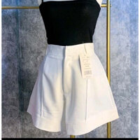 Quần Short Nữ Ống Rộng Cạp Cao m610