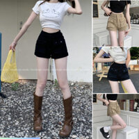 Quần short nữ, quần nữ túi hộp newbrand hàn quốc size S M L SKUQ-21B huetayboutique