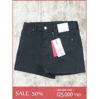 QUẦN SHORT NỮ SPAO HIGH WAISTED SHORTS DENIM - SIZE 27