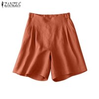 Quần short nữ ZANZEA lưng cao thời trang đường phố