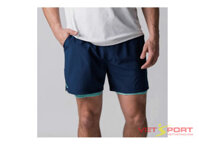 Quần Short Pickleball Men's Woven 2-in-1 Shorts Navy Chính Hãng