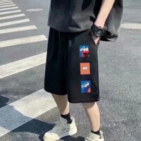 Quần Short size Lớn Nam Triều Thương Hiệu Hồng Kông Phong Cách Hoạt Hình Quần Thường Ngày Xu Hướng Rời Năm Điểm Quần Chạy Bộ Quần Short Nam