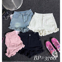 Quần short sooc ngắn jean denim bò gấu bèo qcl1 3766