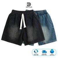 Quần Short SỌT Đùi jeans Kaki Nam ngắn trên gối wash co dãn 4 chiều cạp chun Avocado