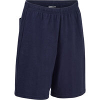Quần short tập gym 100 cho bé trai xanh navy DECATHLON DOMYOS mã 8516242