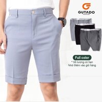 QUẦN SHORT TÂY NAM CAO CẤP GUTADO VẢI CO DÃN 4 CHIỀU  QUẦN ÂU NGẮN KIỂU DÁNG TRẺ TRUNG