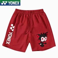 Quần short tennis năm phần tư YONEX 2024 mới dành cho nam và nữ, dáng rộng và thoải mái, cầu lông trẻ em, bóng chuyền, quần short thể thao tập bóng rổ
