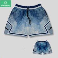 Quần short thăng hoa đầu gối dệt kim Unisex