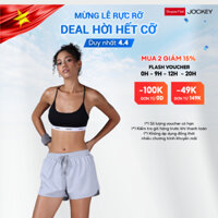 Quần short thể thao Jockey Nữ Poly lót 4C in logo - J1378