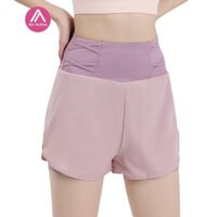 Quần short thể thao thông thường Quần short Tennis lót eo cao