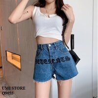 QUẦN SHORT THÊU CHỮ Q9055