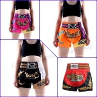 Quần Short Thêu Họa Tiết Phong Cách Thái Lan Cao Cấp Dùng Luyện Tập Muay Thai / Boxing / Chiến Đấu mma Cho Nam