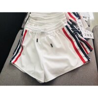 Quần short thời trang, quần 3 sọc thể thao vải thun co giãn