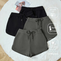 Quần short thun bigsize 34QS016, Quần short mặc nhà 34 Bigsize cho nữ phong cách thoải mái đễ thương
