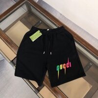 Quần short thương hiệu Tide bé trai khóc năm điểm mùa hè quần âu in hình tia chớp rộng Joker và đẹp trai.