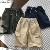 Quần short thường ngày Star Fruit Boys mỏng mùa hè 110-170 quần short trẻ em