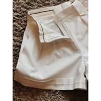 Quần short trắng nữ - EM essential white short